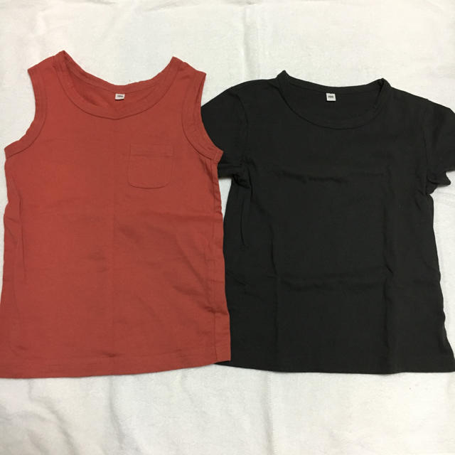 MUJI (無印良品)(ムジルシリョウヒン)の無印良品 Ｔシャツ タンクトップ 100 キッズ/ベビー/マタニティのキッズ服男の子用(90cm~)(Tシャツ/カットソー)の商品写真