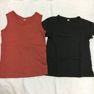 ムジルシリョウヒン(MUJI (無印良品))の無印良品 Ｔシャツ タンクトップ 100(Tシャツ/カットソー)