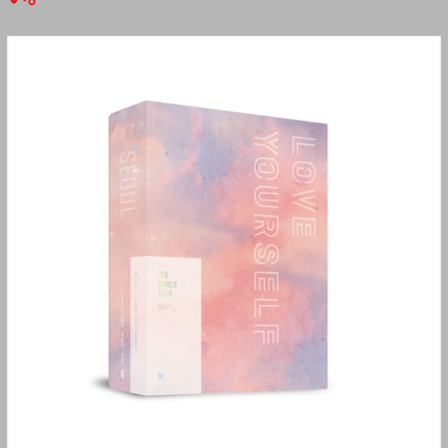 BTS LOVEYOURSELF DVD