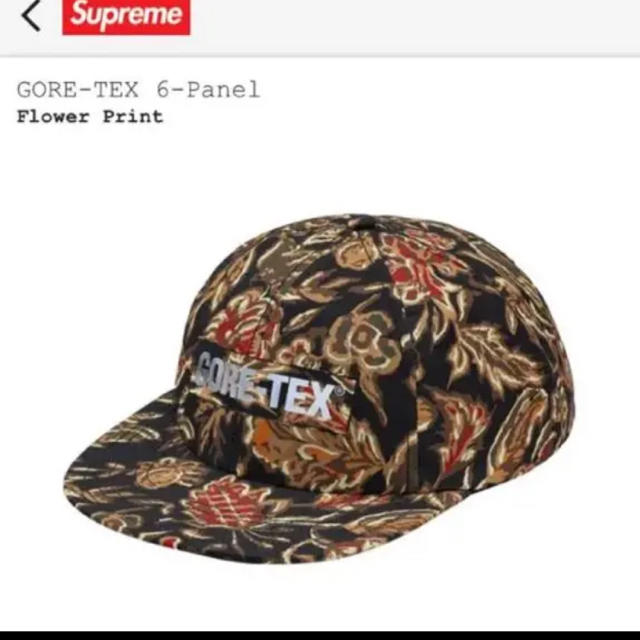 新品  Supreme シュプリーム  ゴアテックス キャップ 花柄帽子