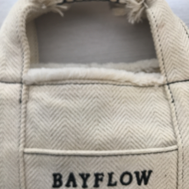 BAYFLOW(ベイフロー)のヘリンボンロゴトートSサイズ レディースのバッグ(トートバッグ)の商品写真
