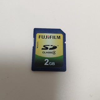 フジフイルム(富士フイルム)のSDカード 2GB FUJIFILM(PC周辺機器)