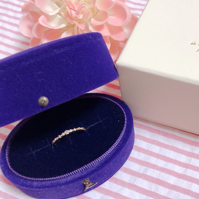 agete(アガット)の🌸最終お値下げ🌸agete 18K ダイヤモンドリング レディースのアクセサリー(リング(指輪))の商品写真