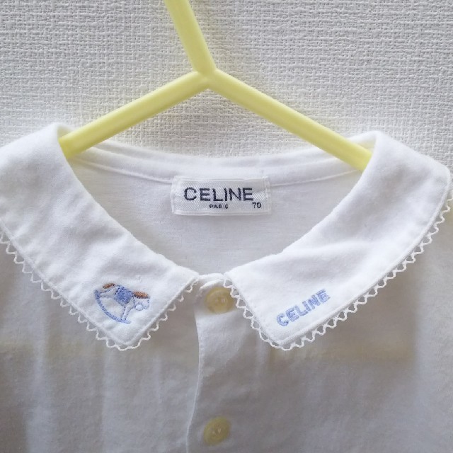 celine(セリーヌ)のCELINE ブラウス キッズ/ベビー/マタニティのベビー服(~85cm)(シャツ/カットソー)の商品写真