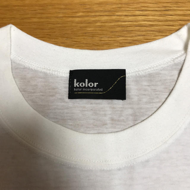 kolor(カラー)の美品 kolor 切り返しtシャツ サイズ2 メンズのトップス(Tシャツ/カットソー(半袖/袖なし))の商品写真