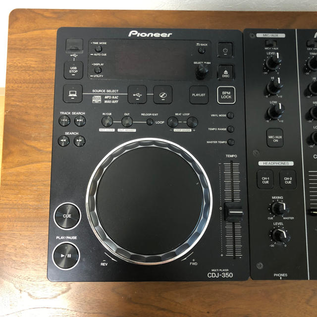 Pioneer(パイオニア)のPioneer CDJ-350×2 DJM-350×1 楽器のDJ機器(CDJ)の商品写真