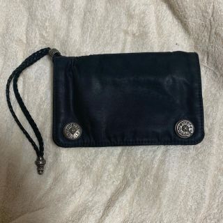 クロムハーツ(Chrome Hearts)の確実正規品 クロムハーツ ナイロン 2zip ウォレット wave(折り財布)