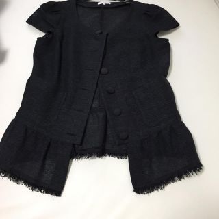 トゥービーシック(TO BE CHIC)のトゥービーシック ブラウス 黒(シャツ/ブラウス(半袖/袖なし))