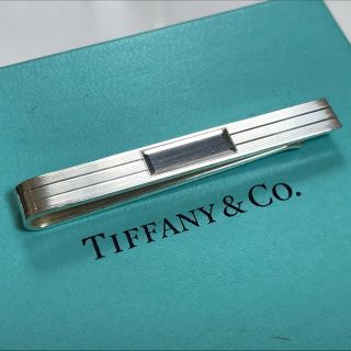 Tiffany & Co. - ティファニー 鏡面ストライプ ネクタイピン タイピン