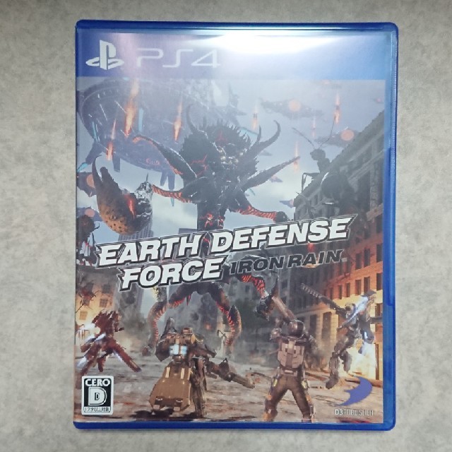 PS4 配達記録郵便無料 アースディフェンスフォース EARTH DEFENSE