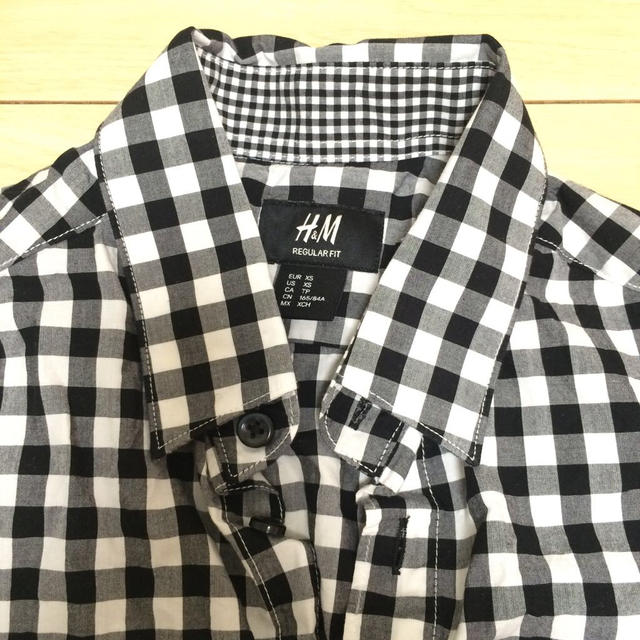 H&M(エイチアンドエム)のメンズH&Ｍ ギンガムチェックシャツ レディースのトップス(シャツ/ブラウス(長袖/七分))の商品写真