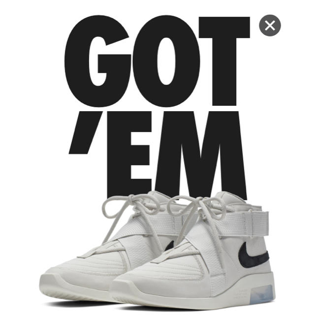 NIKE AIR FEAR OF GOD LAID 30cm