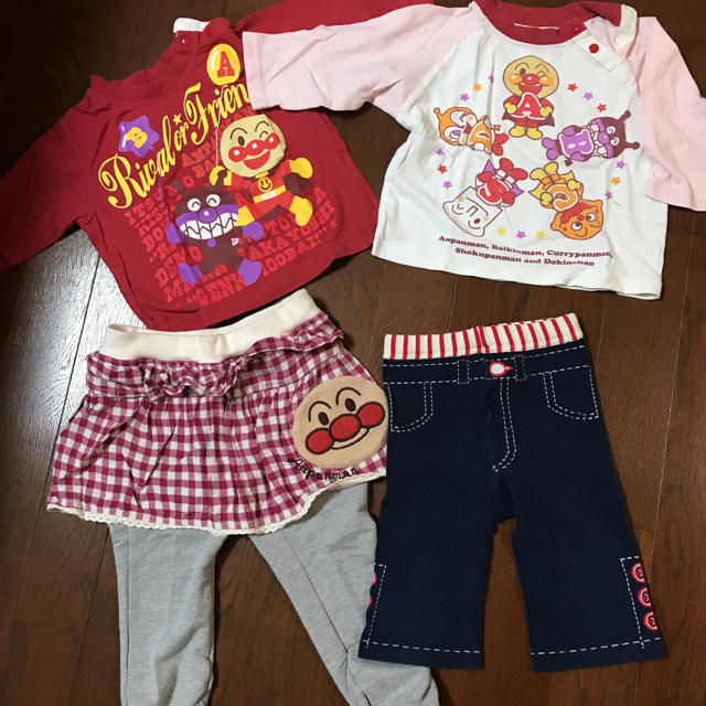 アンパンマン(アンパンマン)の子供服まとめ売り アンパン 80〜90センチ キッズ/ベビー/マタニティのベビー服(~85cm)(その他)の商品写真