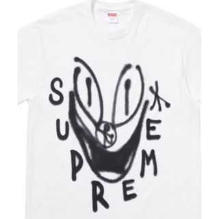 シュプリーム(Supreme)のシュプリーム 18FW Smile Tee 白 M(Tシャツ/カットソー(半袖/袖なし))