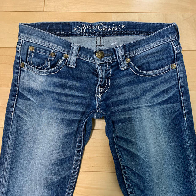 RODEO CROWNS(ロデオクラウンズ)のロデオクラウンズ スキニーデニム size26  DI09 レディースのパンツ(スキニーパンツ)の商品写真