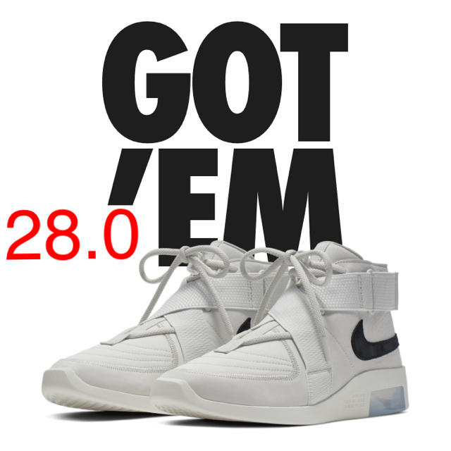 28.0 NIKE AIR FEAR OF GOD RAID フィアオブゴッド