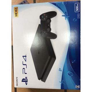 プレイステーション4(PlayStation4)のプレステ４ジェット・ブラック 500GB CUH-2200AB01(家庭用ゲーム機本体)