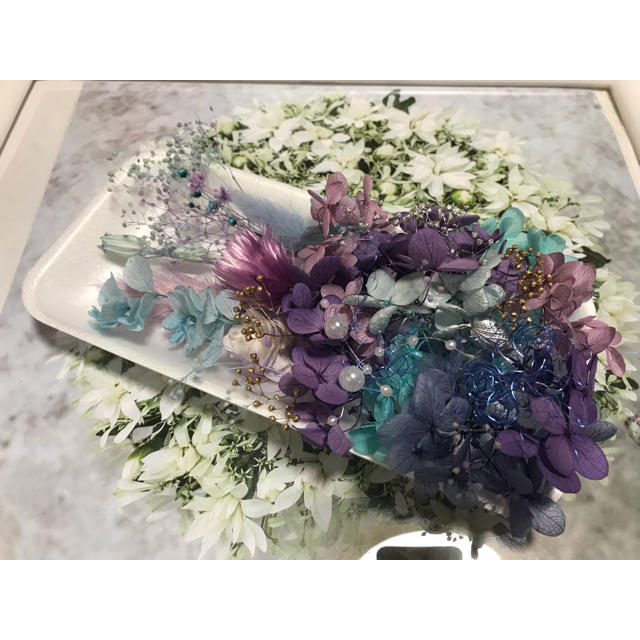 早割クーポン! ❀花材セット パステルブルーパープル❀ No.267