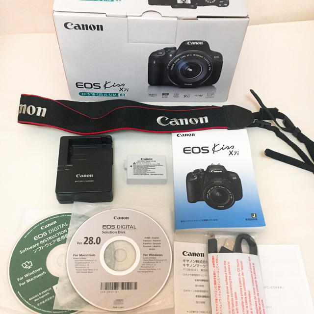 Canon(キヤノン)のCanon EOS kiss X7i ボディのみ スマホ/家電/カメラのカメラ(デジタル一眼)の商品写真