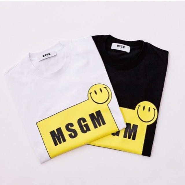 Tシャツ(半袖/袖なし)レアデザイン MSGM Tシャツ ブラック