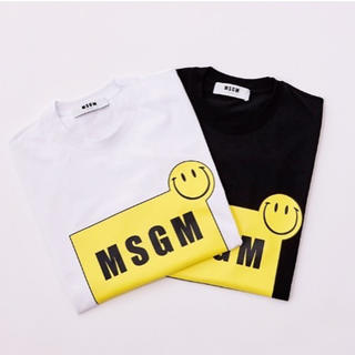エムエスジイエム(MSGM)のレアデザイン MSGM Tシャツ ブラック(Tシャツ(半袖/袖なし))
