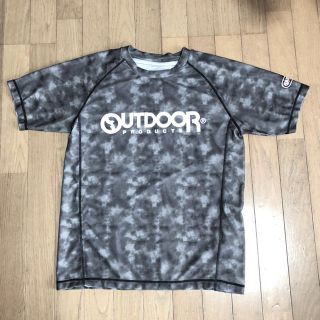 アウトドア(OUTDOOR)の半袖ラッシュガード●OUTDOOR アウトドア●迷彩●メンズL(水着)