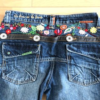 アズノウアズ(AS KNOW AS)のリーハル様専用刺繍がオシャレパンツ(デニム/ジーンズ)