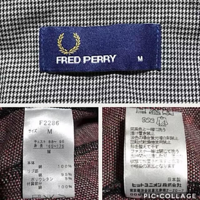 FRED PERRY(フレッドペリー)のFRED PERRY 90s チェック柄 ジャケット‼スイングトップ️ メンズのジャケット/アウター(ブルゾン)の商品写真