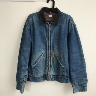 リーバイス(Levi's)の60s シアーズ ヴィンテージ デニムジャケット 横縞ライナー(Gジャン/デニムジャケット)