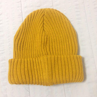 ページボーイ(PAGEBOY)の黄色 ニット帽(ニット帽/ビーニー)