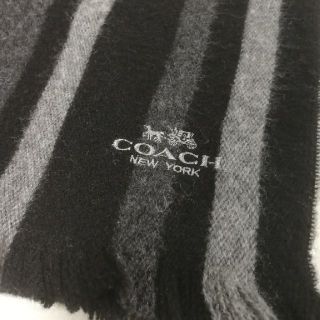 コーチ(COACH)のCOACH　マフラー　ブラック　コーチ(マフラー)