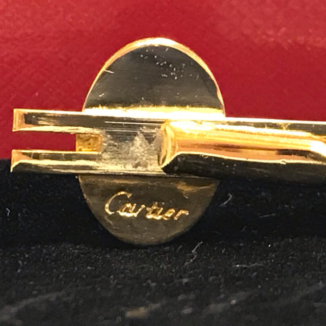 Cartier - カルティエ レッド ネクタイピン タイピン C2ロゴの通販 by