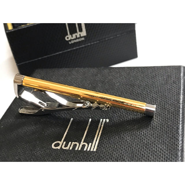 Dunhill(ダンヒル)のダンヒル サイドグレー ネクタイピン タイピン タイバー  メンズのファッション小物(ネクタイピン)の商品写真