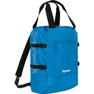 シュプリーム(Supreme)の最安値 Supreme tote backpack royal トート ロイヤル(トートバッグ)