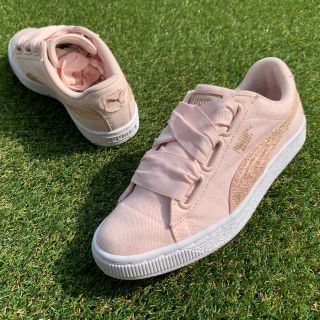 プーマ(PUMA)の美品22.5 PUMA  プーマ バスケット ハート キャンバス B105(スニーカー)