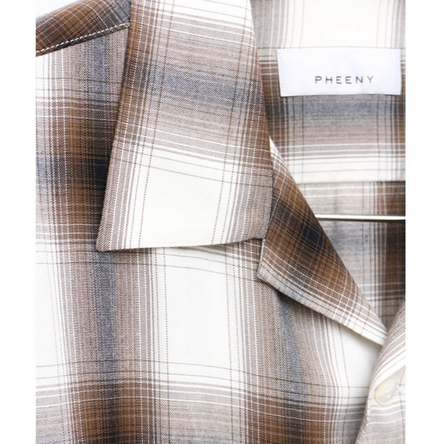 PHEENY(フィーニー)の完売2019ss pheeny ombre check shirt boys レディースのトップス(シャツ/ブラウス(長袖/七分))の商品写真