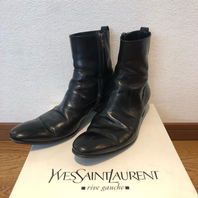 YVES SANT LAURENT ブーツ 43 イブサンローランブーツ