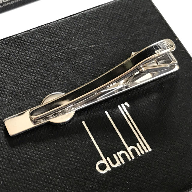 Dunhill   ダンヒル 白蝶貝 ネクタイピン タイピン  オーバル ロゴ