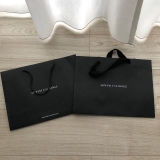 アルマーニエクスチェンジ(ARMANI EXCHANGE)のARMANI EXCHAGE ショップ袋 2点セット(ショップ袋)