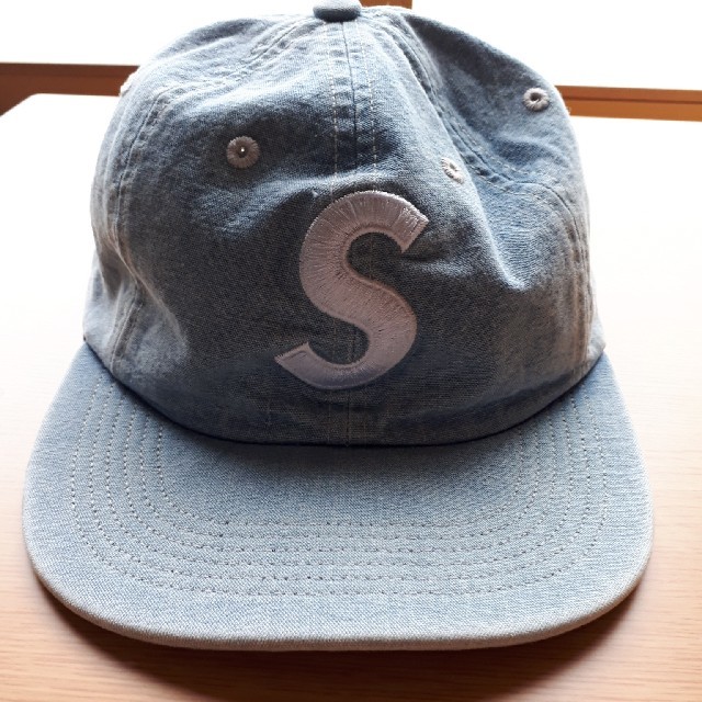 Supreme シュプリーム　Sロゴ　ブルーデニム　6panel