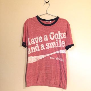 コカコーラ(コカ・コーラ)のコカ・コーラ Tシャツ レッド M(Tシャツ/カットソー(半袖/袖なし))