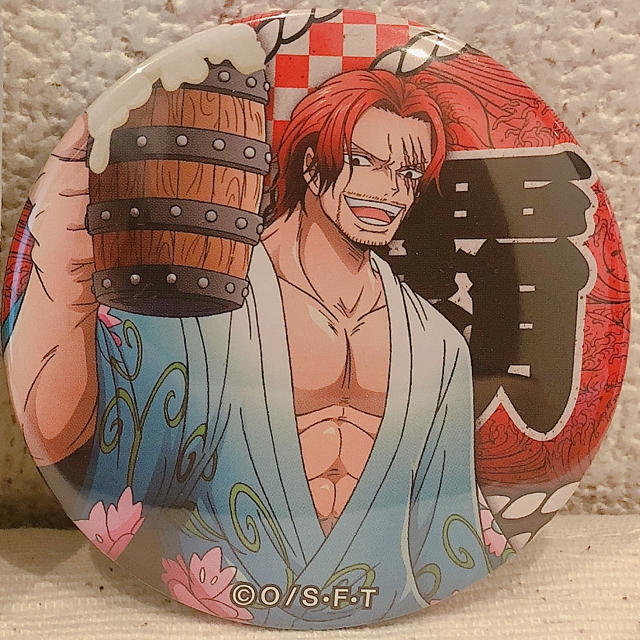 ONE PIECE 輩缶バッチ シャンクス の通販 by pomu's shop｜ラクマ