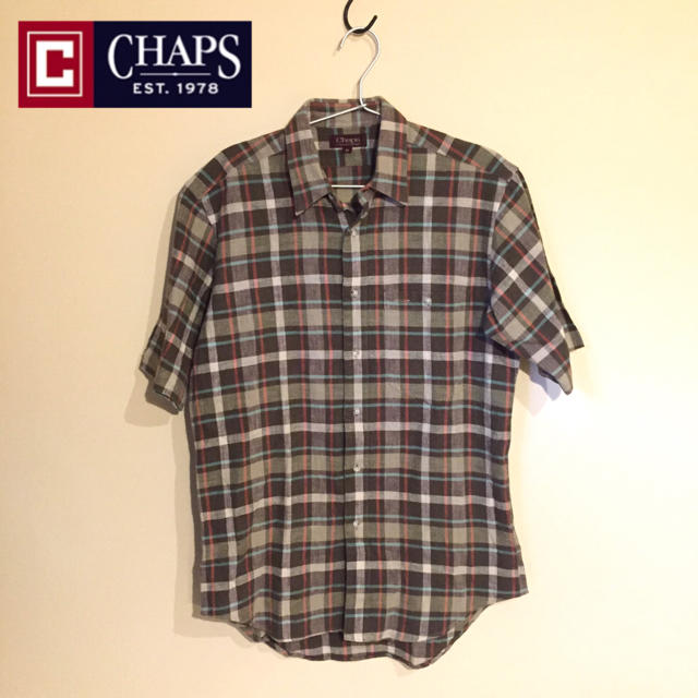 CHAPS(チャップス)のCHAPS チェック半袖シャツ M メンズのトップス(シャツ)の商品写真