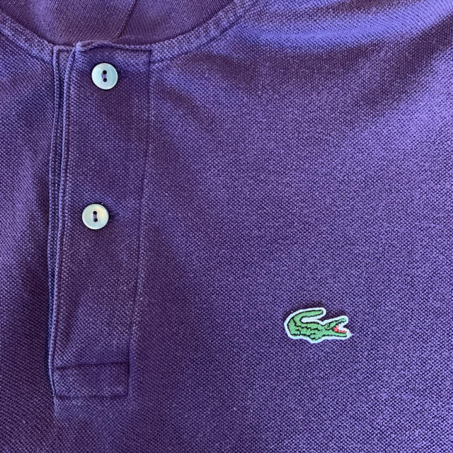 LACOSTE(ラコステ)のプルペンポン様専用！LACOSTE ラコステ  ♡ 半袖 ポロシャツ パープル メンズのトップス(ポロシャツ)の商品写真