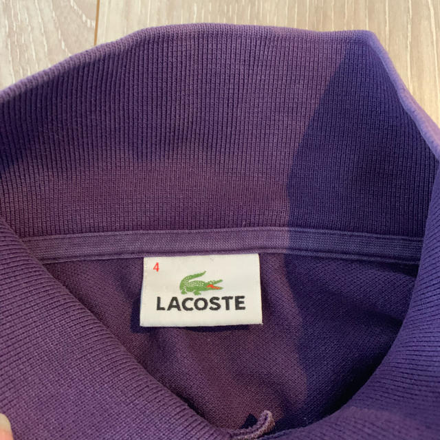 LACOSTE(ラコステ)のプルペンポン様専用！LACOSTE ラコステ  ♡ 半袖 ポロシャツ パープル メンズのトップス(ポロシャツ)の商品写真