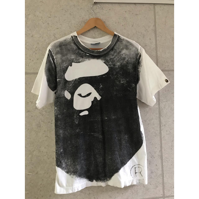 A BATHING APE - アベイシングエイプ APE 昔のtシャツ 墨 A BATHING APE - アベイシングエイプ APE 昔のtシャツ 墨
