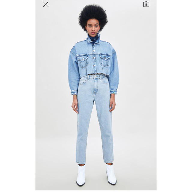 ZARA(ザラ)のZARA2019SSマムフィットデニム レディースのパンツ(デニム/ジーンズ)の商品写真