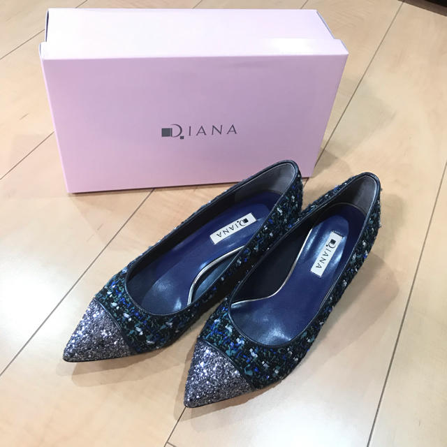 DIANA(ダイアナ)のDIANA  ツイードパンプス 【新品】 レディースの靴/シューズ(ハイヒール/パンプス)の商品写真