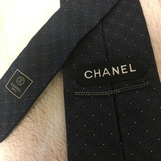 シャネル(CHANEL)の専用商品！！！シャネル ネクタイ ネイビー シルク ココ(ネクタイ)