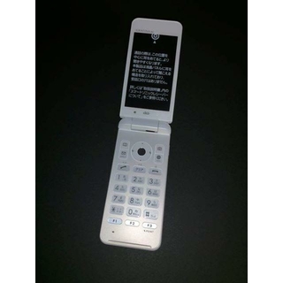 キョウセラ(京セラ)のau GRATINA 4G KYF31 白 SIMロック解除済(携帯電話本体)
